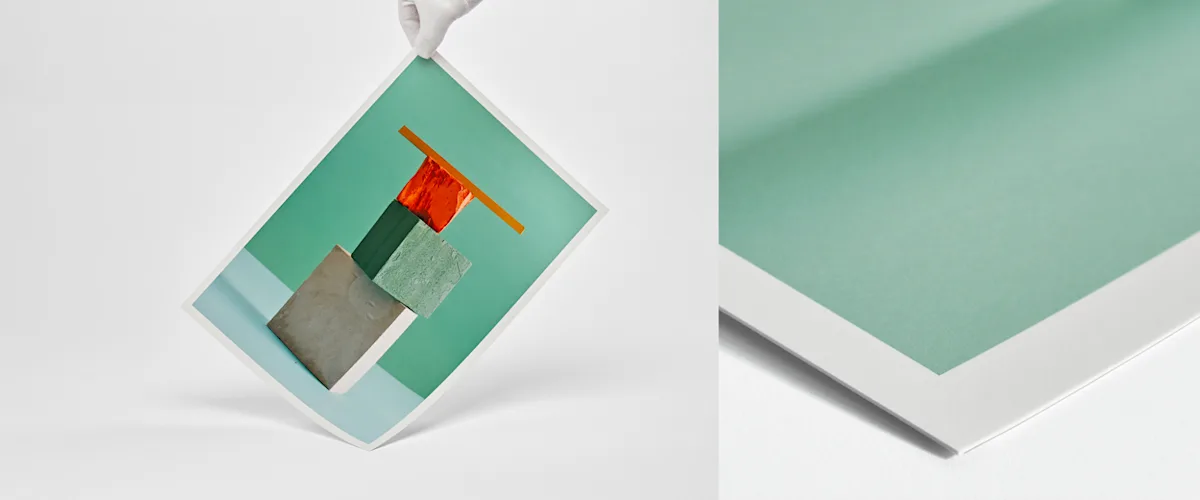 PDP | Hahnemühle Fine Art Print | Image Slider Section | Slide #2 | Media #1 close up of fine art print on hahnemühle photo rag paper.