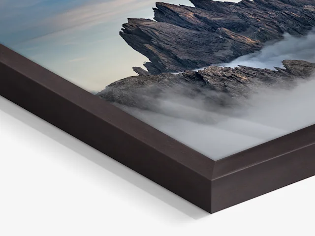 PDP | Gallery Frame | Product Selector Section | Media #2 Close up of an overcast cloud in a mountain range in a Gallery Frame.