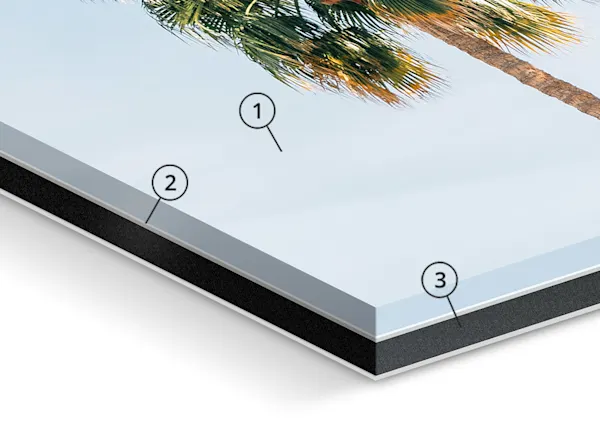 PDP | Acrylic Glass Stand | Product Structure Section | Media #1 Acrylic Glass Stand - Composition