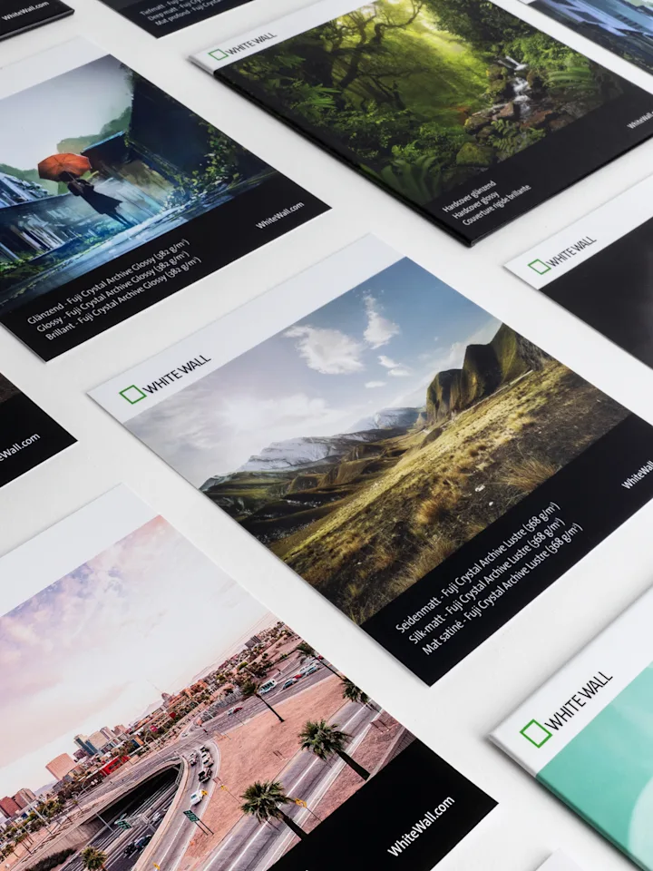 Product Item | Sample Set Coffee Table Book | Sample Or Voucher Section | Media Various motifs that illustrate the content of the Coffee Table Book Sample Set.