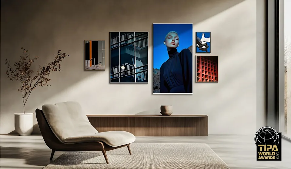 TIPA World Award 2025 A modern room with pictures on the wall. TIPA World Awards 2025 logo at bottom right.