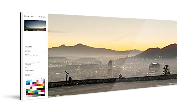 WhiteWall Masterprint Landscape image as a WhiteWall Masterprint proof print.